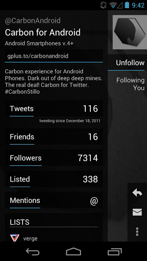Download Carbon for twitter