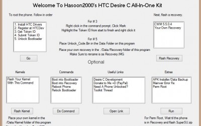 HTC Desire C AIO Toolkit
