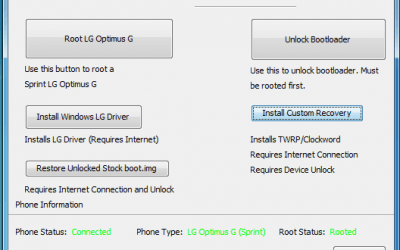 Unlock Bootloader and Root Sprint LG Optimus G LS970