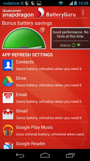 better battery life snapdragon batteryGuru