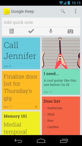 google android keep