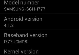 Android 4.1.2 Jelly Bean I777UCMD8