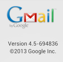 Latest Gmail apk file