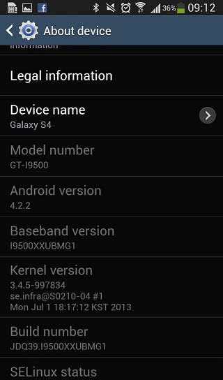 Samsung Galaxy S4 Exynos 5