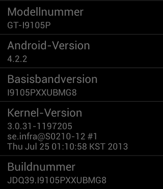 Manually update the Android 4.2.2 Jelly Bean Ota Galaxy S2 Plus