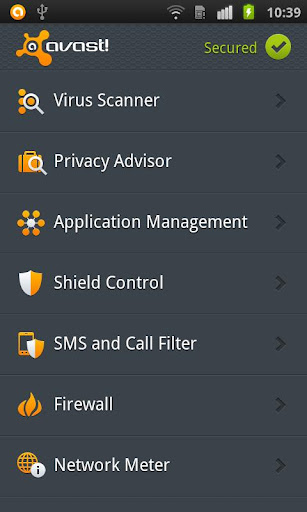 Download avast Mobile Security apk