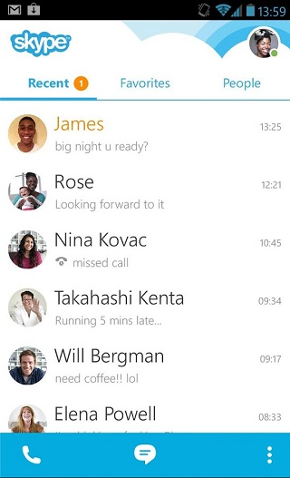 Download Skype 4.4 for Android