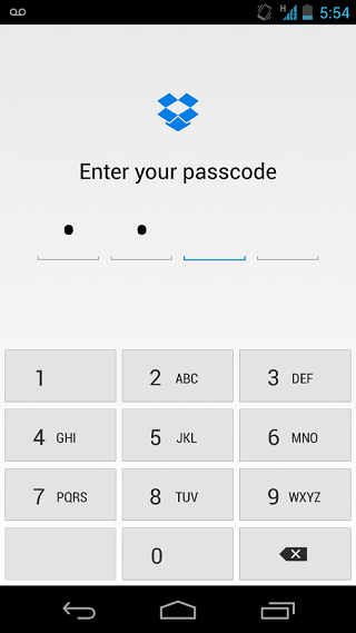 Dropbox for Android