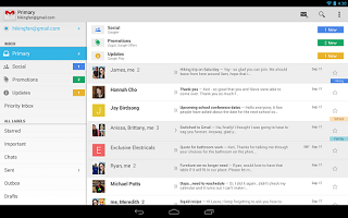 Gmail for Android version