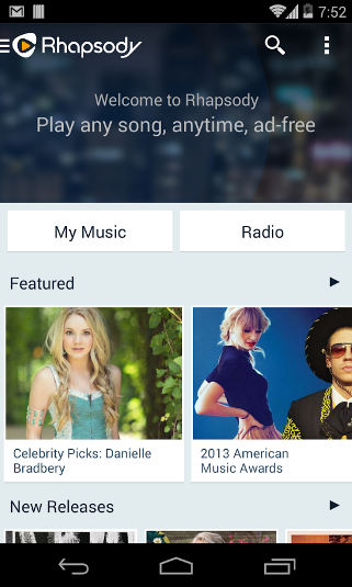 Download Rhapsody for Android