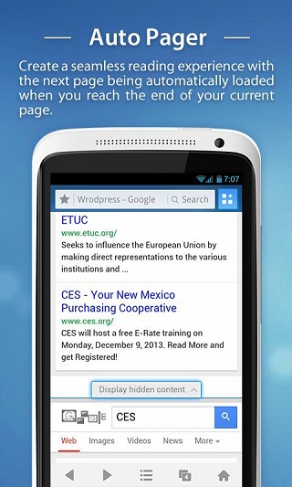 UC Web Browser for Android