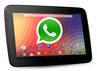 whatsapp foa any androit tablet