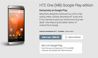 HTC M8 Google Play Edition