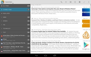 gReader for Android version 3.7