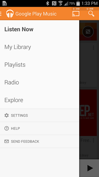 Google Play Music for Android