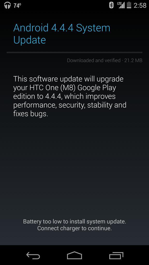 HTC Android 4.4.4 KitKat
