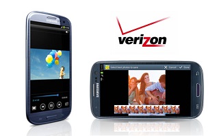 Verizon Samsung Galaxy S3 device