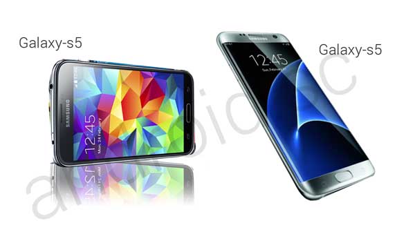 Galaxy S7 and Galaxy S5 Smartphone